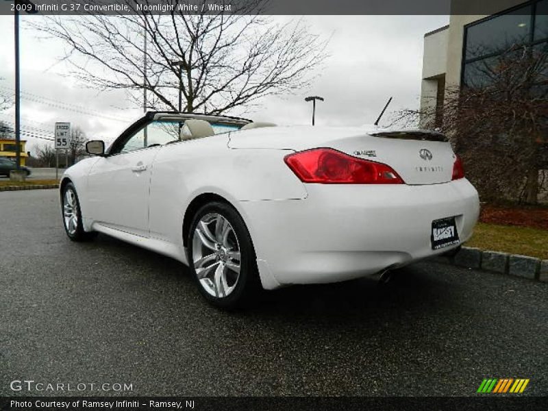 Moonlight White / Wheat 2009 Infiniti G 37 Convertible