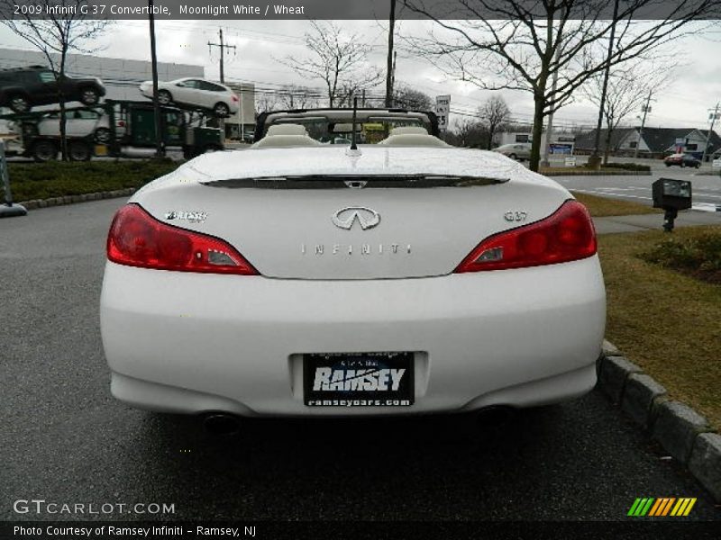 Moonlight White / Wheat 2009 Infiniti G 37 Convertible