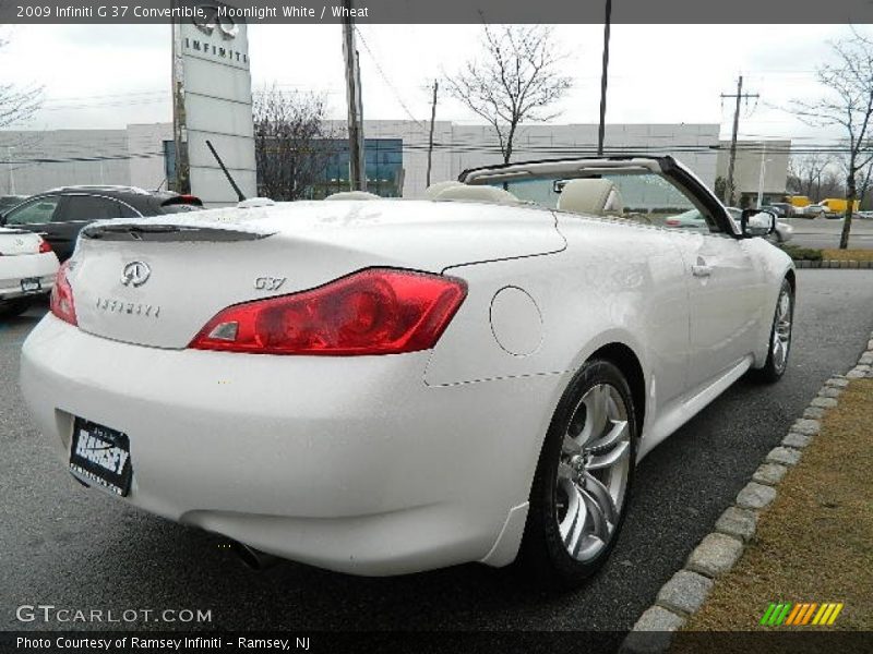 Moonlight White / Wheat 2009 Infiniti G 37 Convertible