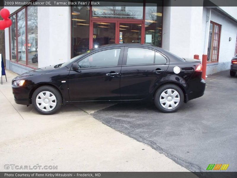 Tarmac Black Pearl / Black 2009 Mitsubishi Lancer DE