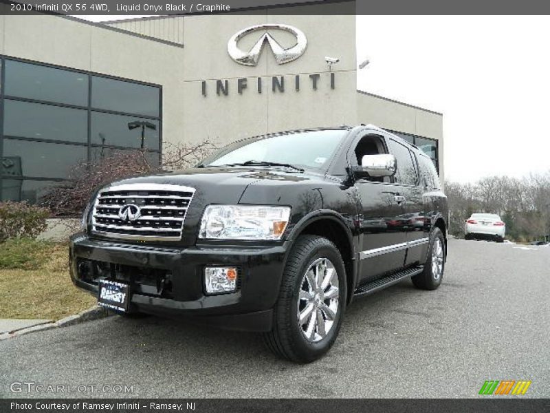 Liquid Onyx Black / Graphite 2010 Infiniti QX 56 4WD