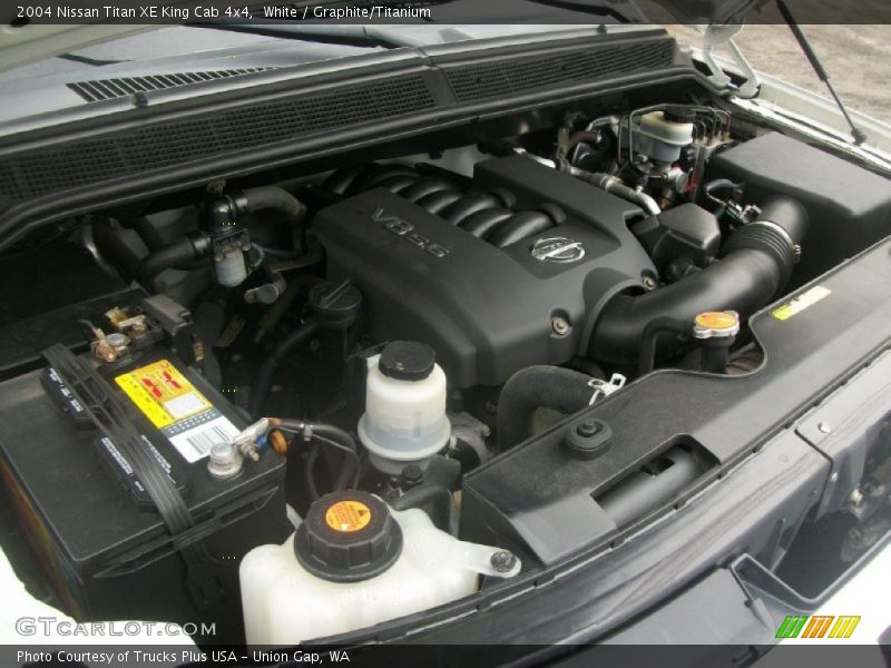 White / Graphite/Titanium 2004 Nissan Titan XE King Cab 4x4