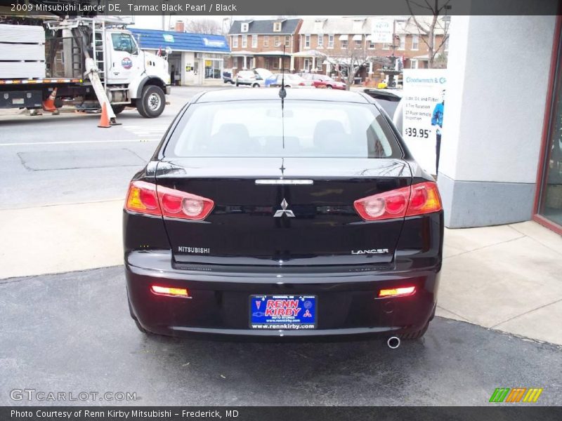 Tarmac Black Pearl / Black 2009 Mitsubishi Lancer DE