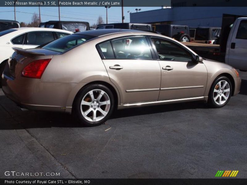 Pebble Beach Metallic / Cafe Latte 2007 Nissan Maxima 3.5 SE