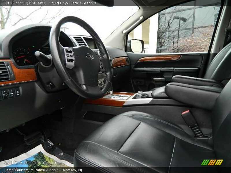 Liquid Onyx Black / Graphite 2010 Infiniti QX 56 4WD
