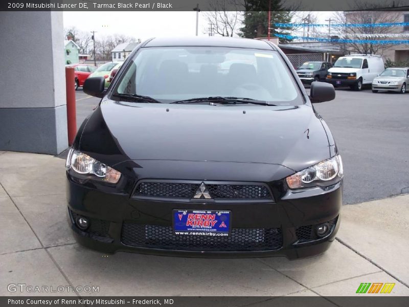 Tarmac Black Pearl / Black 2009 Mitsubishi Lancer DE