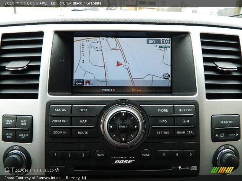 Liquid Onyx Black / Graphite 2010 Infiniti QX 56 4WD