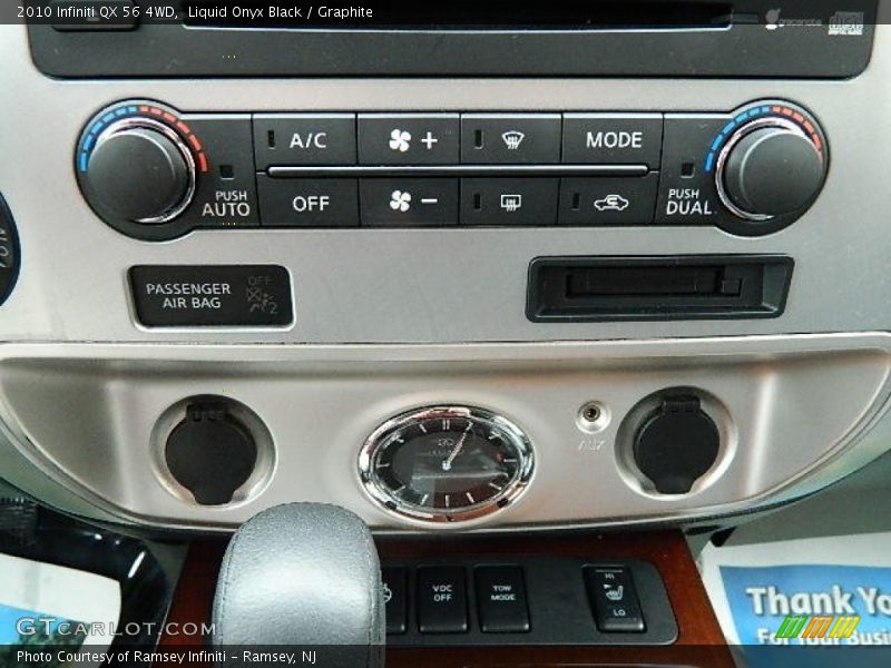 Liquid Onyx Black / Graphite 2010 Infiniti QX 56 4WD