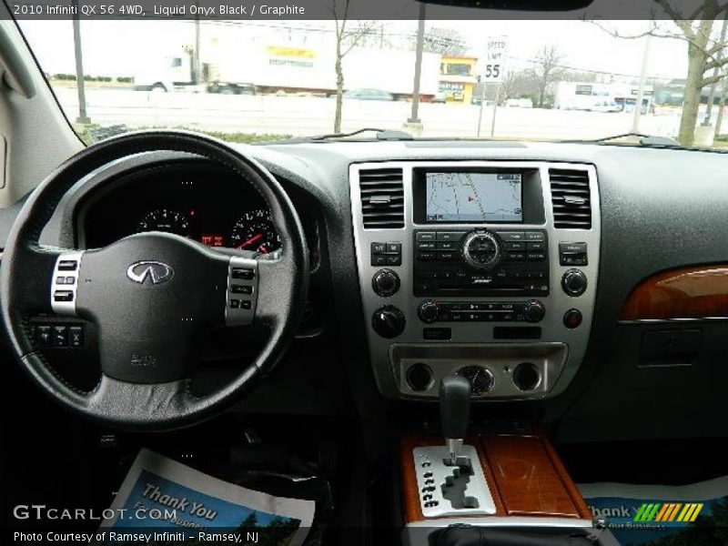 Liquid Onyx Black / Graphite 2010 Infiniti QX 56 4WD