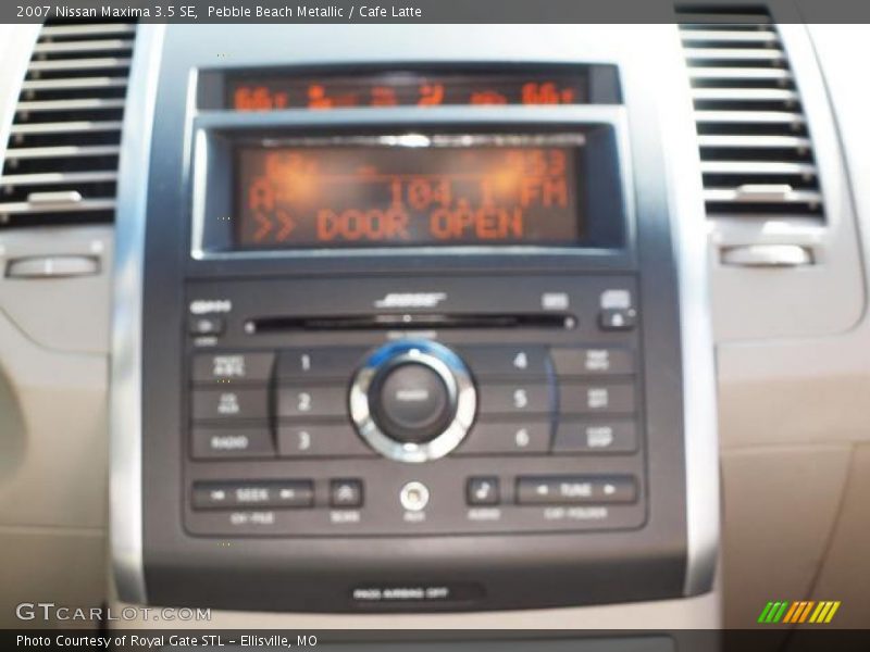 Pebble Beach Metallic / Cafe Latte 2007 Nissan Maxima 3.5 SE