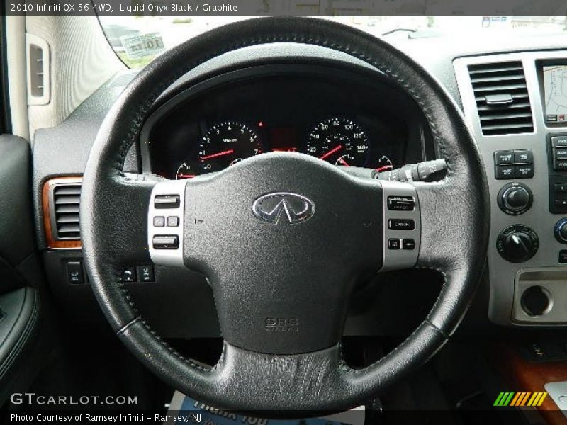 Liquid Onyx Black / Graphite 2010 Infiniti QX 56 4WD