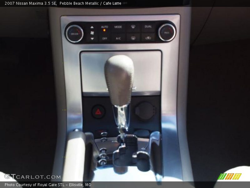 Pebble Beach Metallic / Cafe Latte 2007 Nissan Maxima 3.5 SE