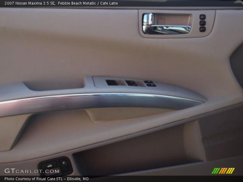Pebble Beach Metallic / Cafe Latte 2007 Nissan Maxima 3.5 SE