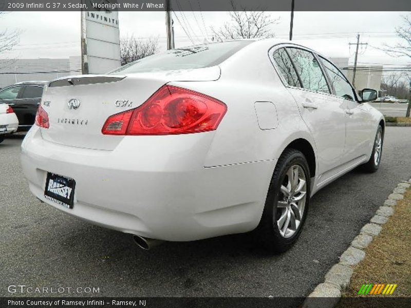 Moonlight White / Wheat 2009 Infiniti G 37 x Sedan