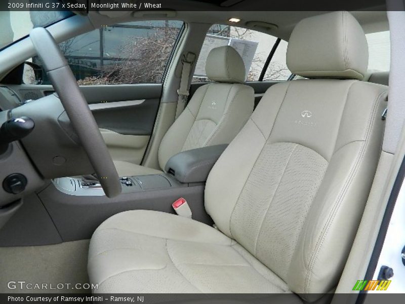 Moonlight White / Wheat 2009 Infiniti G 37 x Sedan