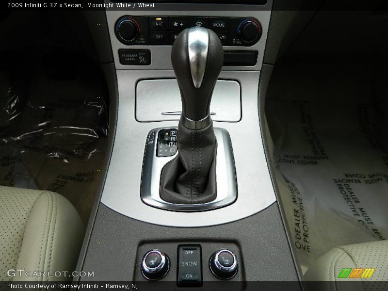 Moonlight White / Wheat 2009 Infiniti G 37 x Sedan