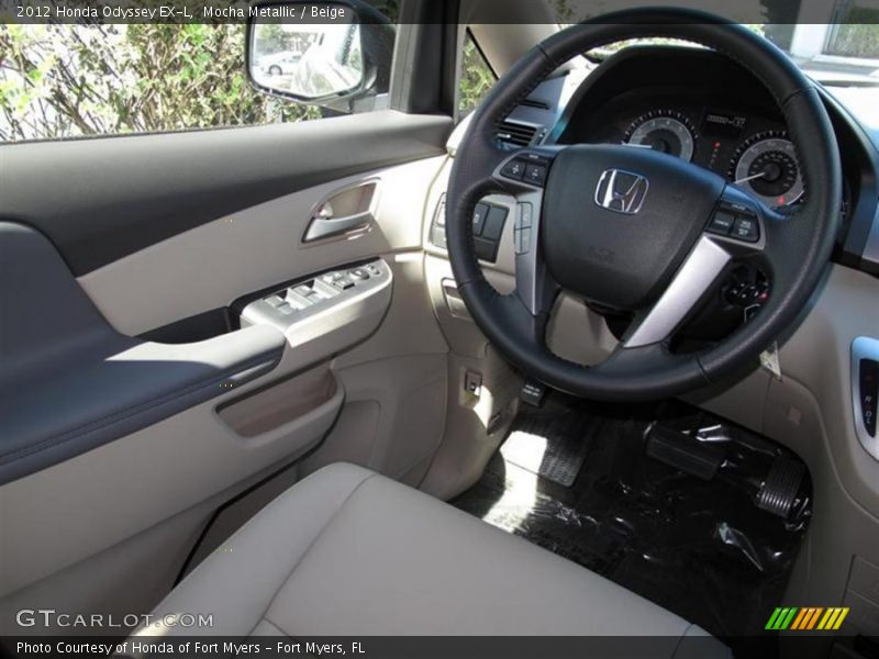 Mocha Metallic / Beige 2012 Honda Odyssey EX-L