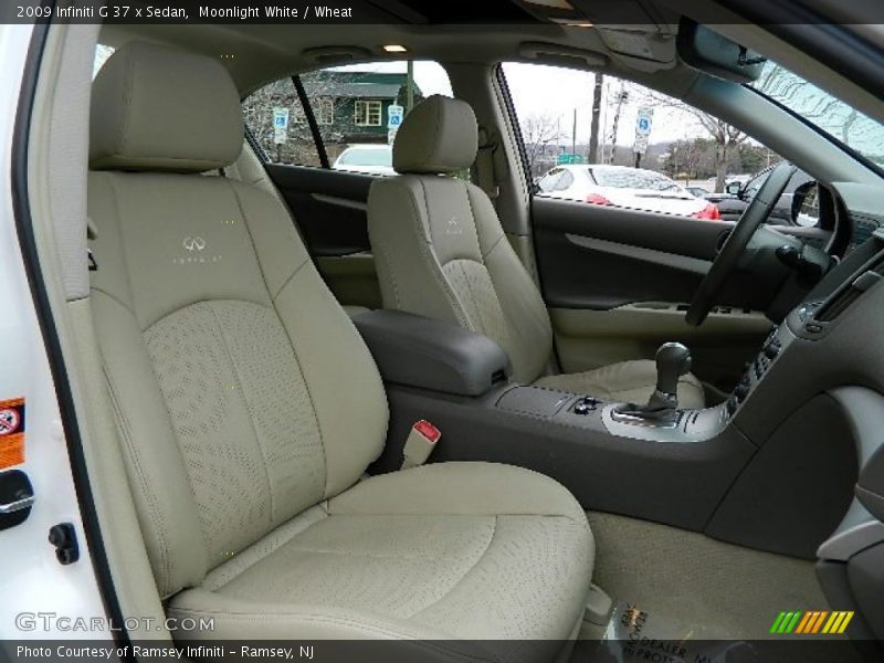 Moonlight White / Wheat 2009 Infiniti G 37 x Sedan