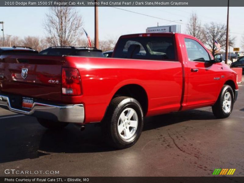 Inferno Red Crystal Pearl / Dark Slate/Medium Graystone 2010 Dodge Ram 1500 ST Regular Cab 4x4
