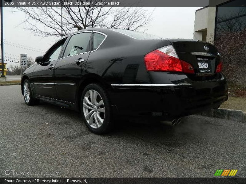 Black Obsidian / Graphite Black 2009 Infiniti M 35x AWD Sedan