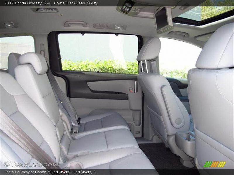 Crystal Black Pearl / Gray 2012 Honda Odyssey EX-L