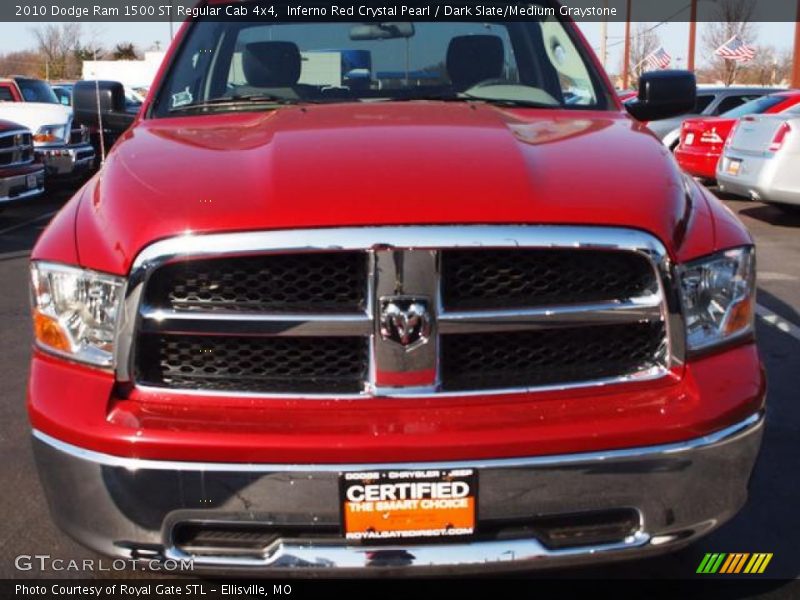 Inferno Red Crystal Pearl / Dark Slate/Medium Graystone 2010 Dodge Ram 1500 ST Regular Cab 4x4