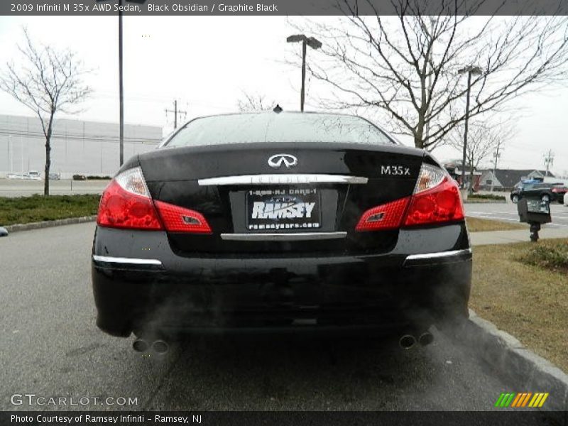 Black Obsidian / Graphite Black 2009 Infiniti M 35x AWD Sedan