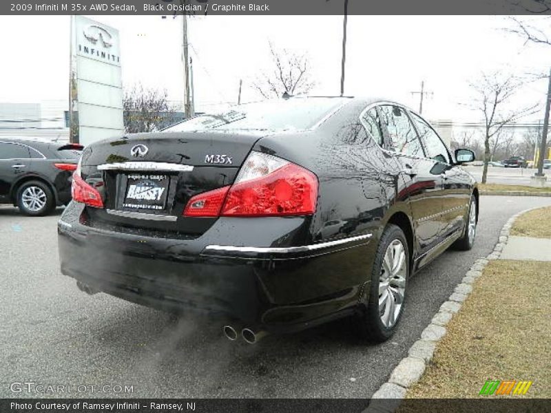 Black Obsidian / Graphite Black 2009 Infiniti M 35x AWD Sedan
