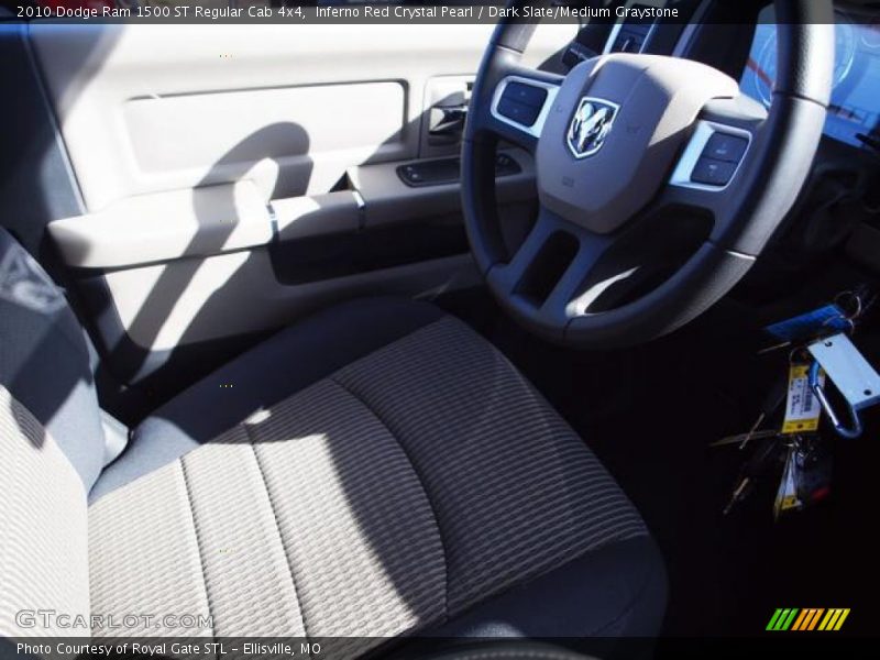 Inferno Red Crystal Pearl / Dark Slate/Medium Graystone 2010 Dodge Ram 1500 ST Regular Cab 4x4
