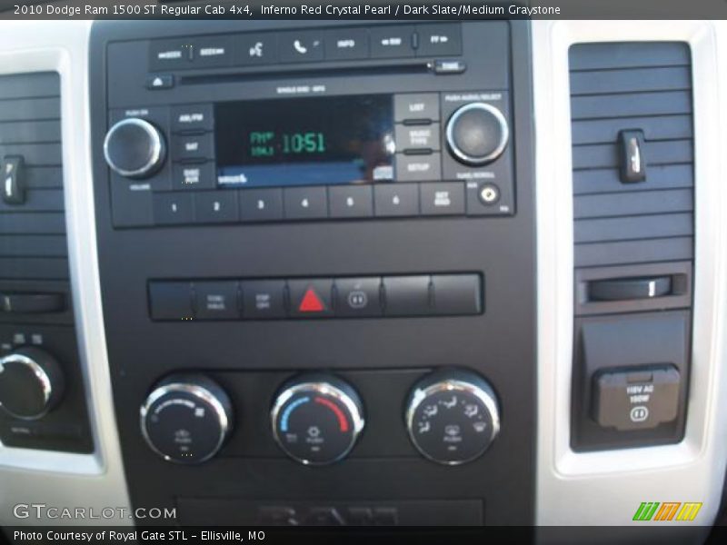 Inferno Red Crystal Pearl / Dark Slate/Medium Graystone 2010 Dodge Ram 1500 ST Regular Cab 4x4