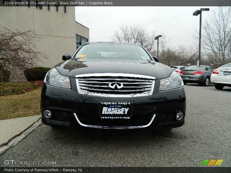 Black Obsidian / Graphite Black 2009 Infiniti M 35x AWD Sedan