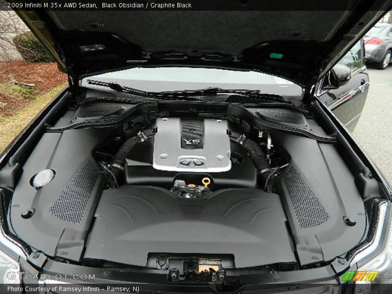Black Obsidian / Graphite Black 2009 Infiniti M 35x AWD Sedan