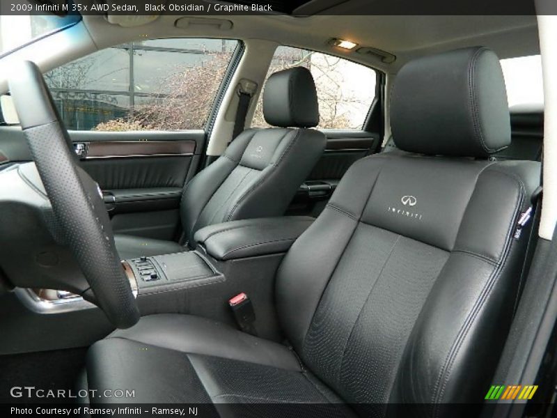 Black Obsidian / Graphite Black 2009 Infiniti M 35x AWD Sedan