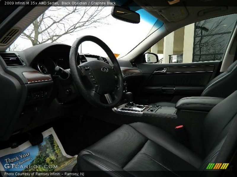 Black Obsidian / Graphite Black 2009 Infiniti M 35x AWD Sedan