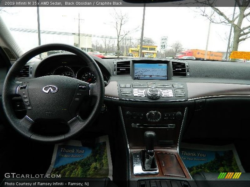 Black Obsidian / Graphite Black 2009 Infiniti M 35x AWD Sedan