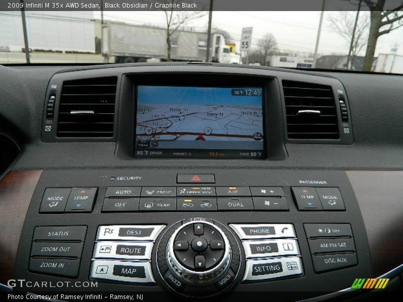 Black Obsidian / Graphite Black 2009 Infiniti M 35x AWD Sedan