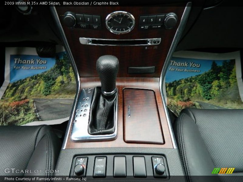 Black Obsidian / Graphite Black 2009 Infiniti M 35x AWD Sedan