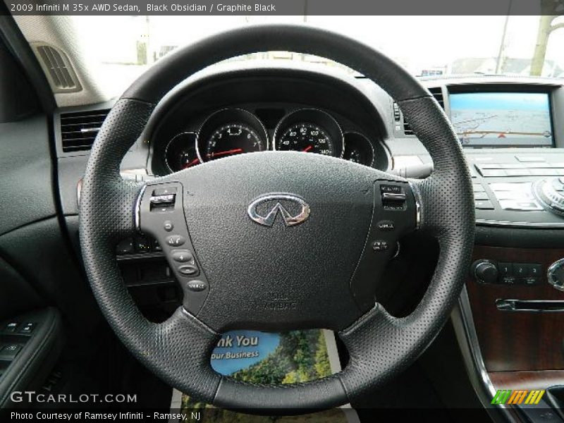 Black Obsidian / Graphite Black 2009 Infiniti M 35x AWD Sedan