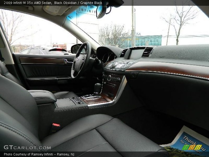 Black Obsidian / Graphite Black 2009 Infiniti M 35x AWD Sedan