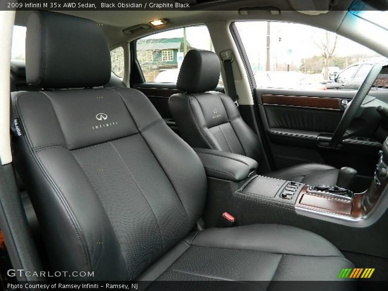 Black Obsidian / Graphite Black 2009 Infiniti M 35x AWD Sedan