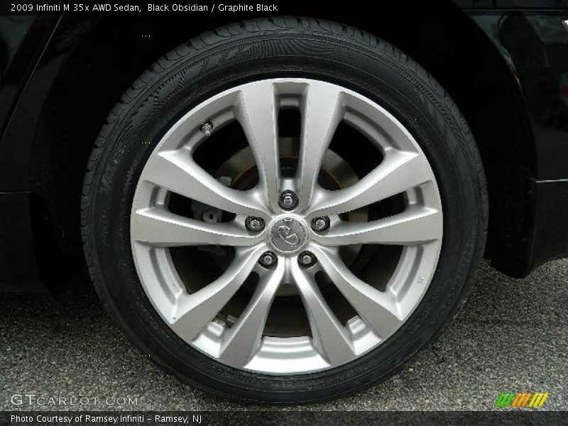 Black Obsidian / Graphite Black 2009 Infiniti M 35x AWD Sedan