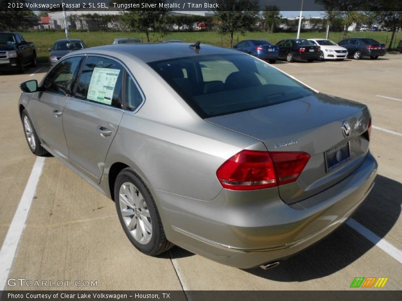 Tungsten Silver Metallic / Titan Black 2012 Volkswagen Passat 2.5L SEL