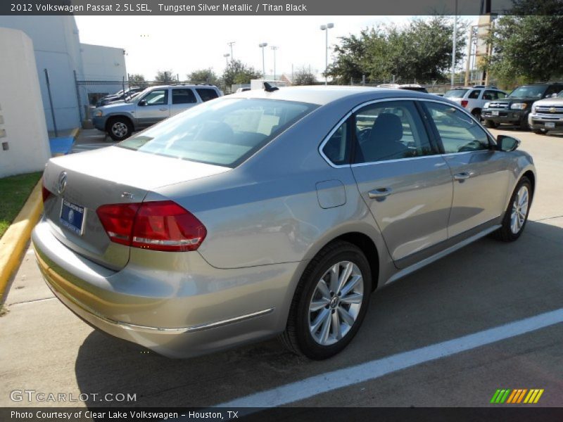 Tungsten Silver Metallic / Titan Black 2012 Volkswagen Passat 2.5L SEL