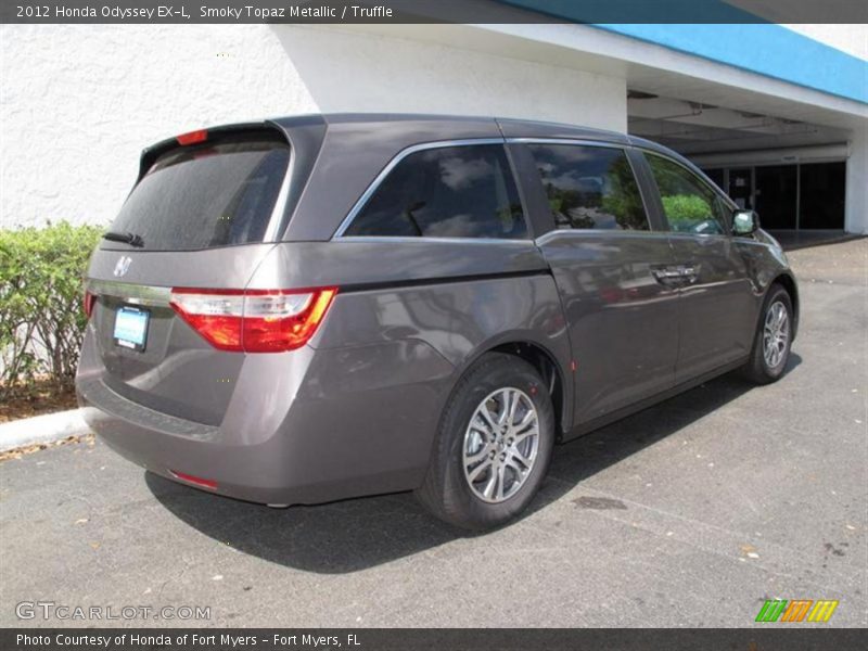 Smoky Topaz Metallic / Truffle 2012 Honda Odyssey EX-L