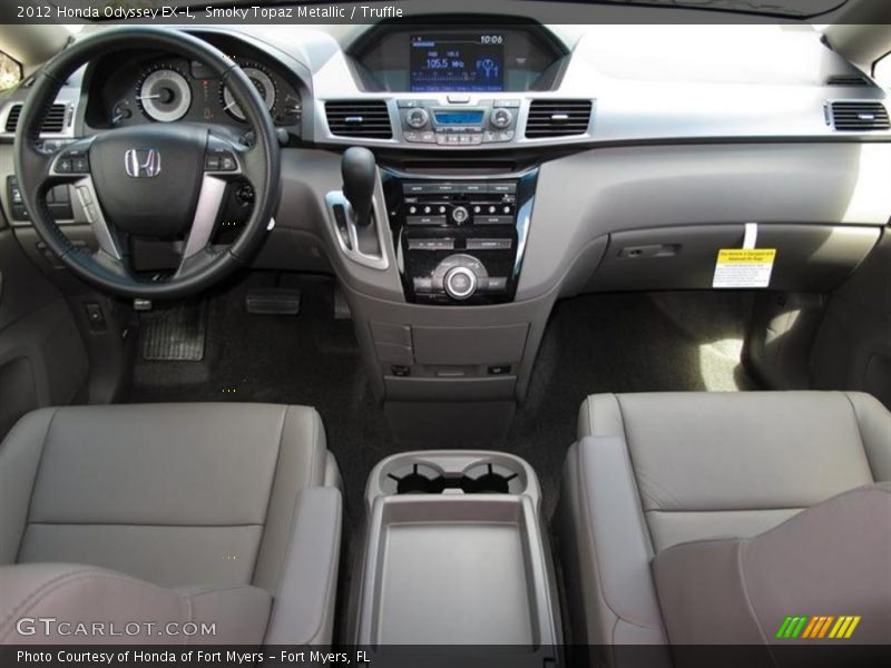 Smoky Topaz Metallic / Truffle 2012 Honda Odyssey EX-L