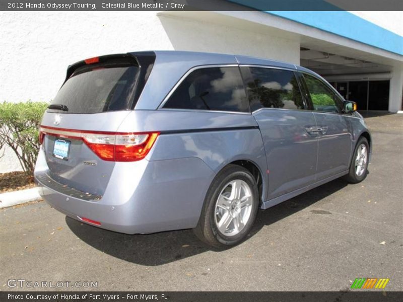 Celestial Blue Metallic / Gray 2012 Honda Odyssey Touring