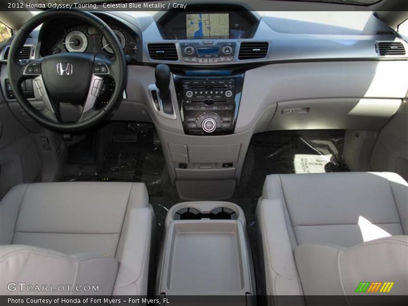 Celestial Blue Metallic / Gray 2012 Honda Odyssey Touring