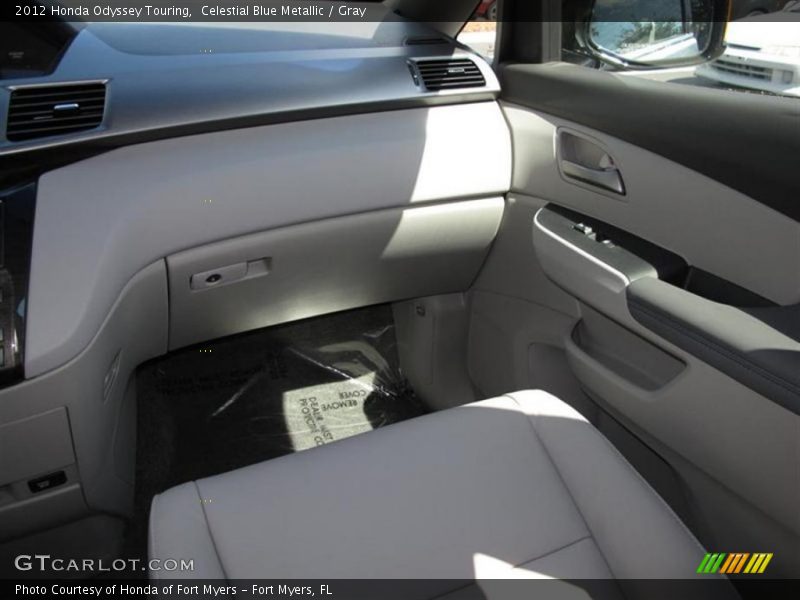 Celestial Blue Metallic / Gray 2012 Honda Odyssey Touring