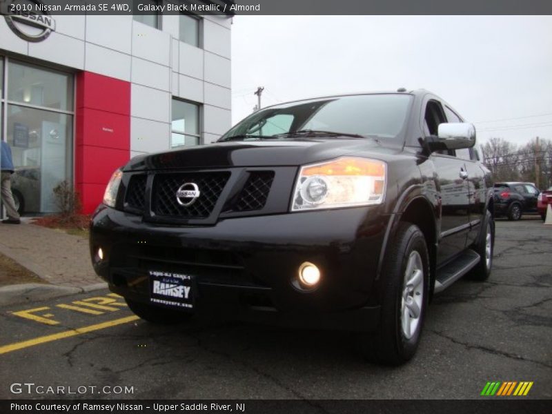 Galaxy Black Metallic / Almond 2010 Nissan Armada SE 4WD