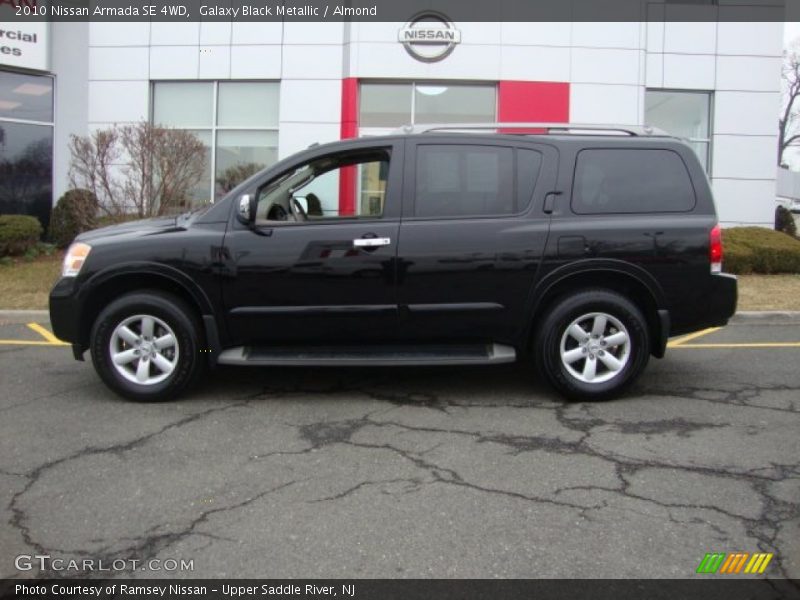 Galaxy Black Metallic / Almond 2010 Nissan Armada SE 4WD
